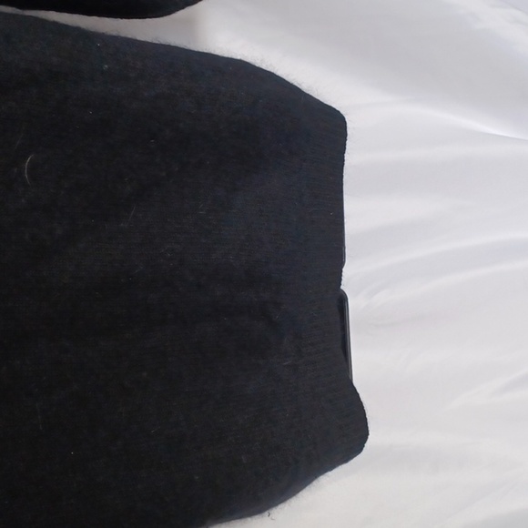 Vintage I.B. Diffusion Black Beaded Sweater Medium, silk/angora/wool/nylon 1980s - Picture 6 of 7